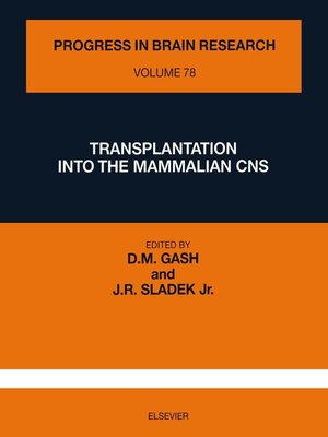 cover image of Transplantation into the Mammalian CNS